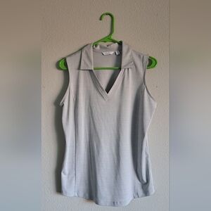 Lady Hagen sleeveless golf polo
